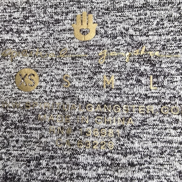 NWOT Spiritual Gangster Women's Grey Essential Leggings Rainbow Size XS - Picture 13 of 15